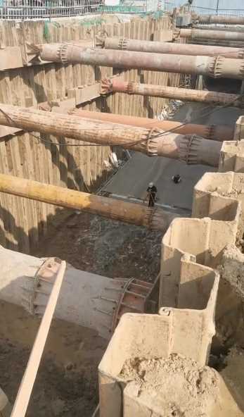 蚌埠龙子湖区管廊降水