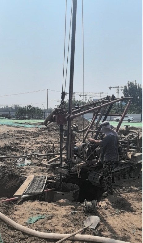 蚌埠龙子湖区工地打井